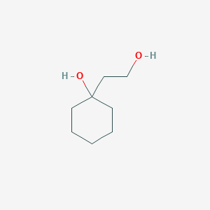 molecular formula C8H16O2 B3052388 1-(2-Hydroxyethyl)cyclohexanol CAS No. 40894-17-5