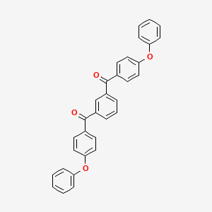 molecular formula C32H22O4 B3052390 Methanone, 1,3-phenylenebis[(4-phenoxyphenyl)- CAS No. 40912-23-0