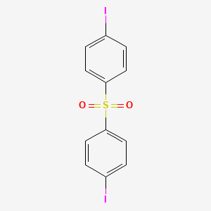 molecular formula C12H8I2O2S B3052391 4,4'-Diiododiphenylsulfone CAS No. 40915-22-8