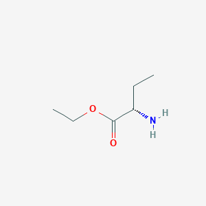 molecular formula C6H13NO2 B3052392 Butanoic acid, 2-amino-, ethyl ester, (2S)- CAS No. 40916-98-1