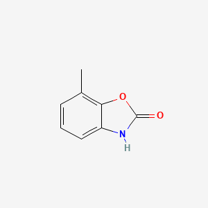 molecular formula C8H7NO2 B3052394 2(3H)-Benzoxazolone, 7-methyl- CAS No. 40925-60-8