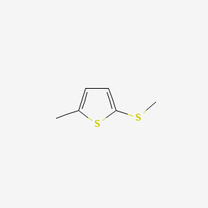 molecular formula C6H8S2 B3052403 5-Methyl-2-thienyl methyl sulfide CAS No. 40990-29-2