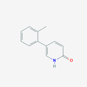 molecular formula C12H11NO B3052417 2-Hydroxy-5-(2-methylphenyl)pyridine CAS No. 41216-08-4