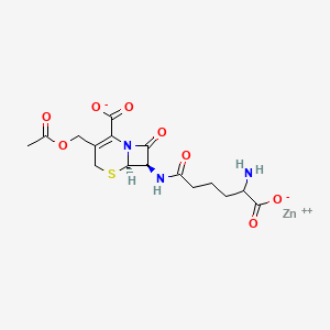 molecular formula C16H21N3O8SZn+2 B3052427 Einecs 255-290-3 CAS No. 41279-77-0