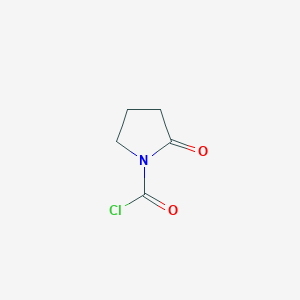 molecular formula C5H6ClNO2 B3052433 2-Oxopyrrolidine-1-carbonyl chloride CAS No. 41341-01-9
