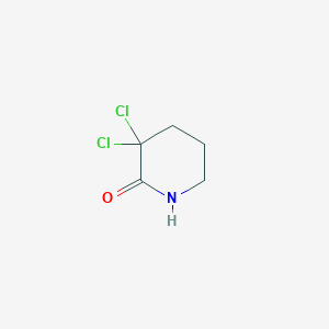 molecular formula C5H7Cl2NO B3052439 3,3-dichloropiperidin-2-one CAS No. 41419-12-9
