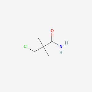 molecular formula C5H10ClNO B3052445 3-Chloro-2,2-dimethylpropanamide CAS No. 41461-75-0