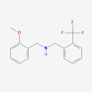 (2-Methoxybenzyl)[2-(trifluoromethyl)benzyl]amine