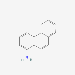 molecular formula C14H11N B3052470 1-Aminophenanthrene CAS No. 4176-53-8