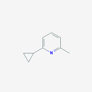 molecular formula C9H11N B3052471 2-cyclopropyl-6-methylpyridine CAS No. 41765-00-8