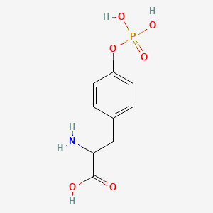 molecular formula C9H12NO6P B3052485 O-Phospho-DL-tyrosine CAS No. 41863-47-2