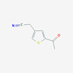 2-Acetyl-4-(cyanomethyl)thiophene