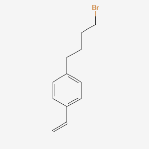 molecular formula C12H15B B3052501 1-(4-Bromo-butyl)-4-vinylbenzene CAS No. 41996-97-8