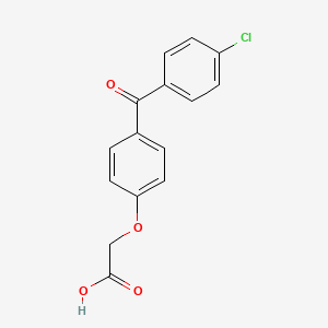 2-[4-(4-chlorobenzoyl)phenoxy]acetic Acid