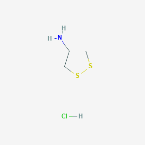 1,2-Dithiolan-4-amine hydrochloride