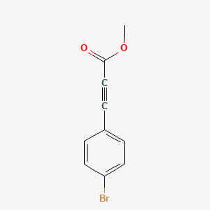 B3052517 Methyl 3-(4-bromophenyl)prop-2-ynoate CAS No. 42122-27-0