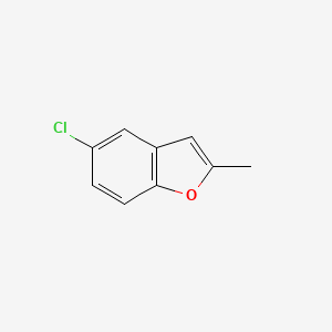 molecular formula C9H7ClO B3052529 5-Chloro-2-methylbenzofuran CAS No. 42180-82-5