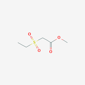 molecular formula C5H10O4S B3052542 Methyl 2-(Ethylsulfonyl)acetate CAS No. 42271-27-2