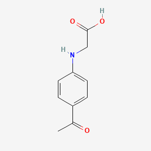 B3052544 2-(4-Acetylanilino)acetic acid CAS No. 42288-24-4