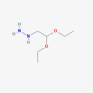 molecular formula C6H16N2O2 B3052554 (2,2-Diethoxyethyl)hydrazine CAS No. 42351-81-5