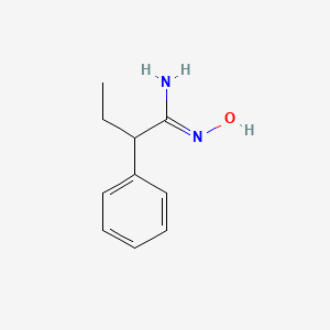 molecular formula C10H14N2O B3052560 N-Hydroxy-2-phenylbutanimidamide CAS No. 42404-24-0