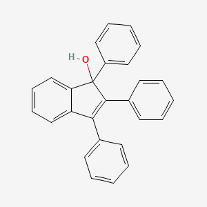 molecular formula C27H20O B3052565 1,2,3-Triphenyl-1-Indenol CAS No. 42454-94-4