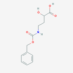 B3052569 4-{[(Benzyloxy)carbonyl]amino}-2-hydroxybutanoic acid CAS No. 42491-77-0