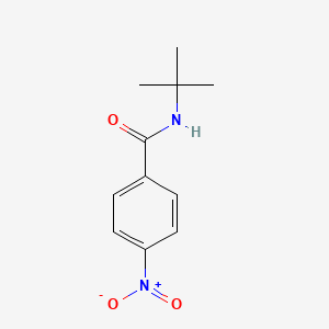 molecular formula C11H14N2O3 B3052573 N-叔丁基-4-硝基苯甲酰胺 CAS No. 42498-30-6