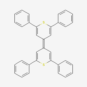 4H-Thiopyran, 4-(2,6-diphenyl-4H-thiopyran-4-ylidene)-2,6-diphenyl-