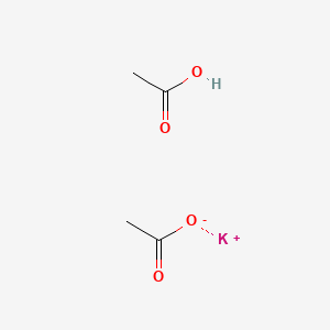molecular formula C4H8KO4+ B3052579 Potassium diacetate CAS No. 4251-29-0