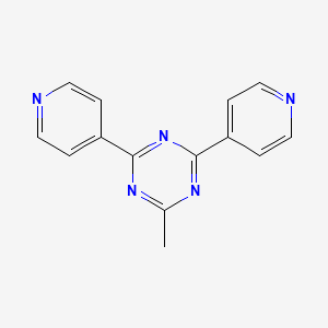 2-Methyl-4,6-di(pyridin-4-yl)-1,3,5-triazine