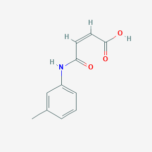 molecular formula C11H11NO3 B3052584 4-Oxo-4-(m-tolylamino)but-2-enoic acid CAS No. 42537-50-8