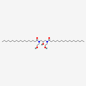 molecular formula C43H86N2O5 B3052587 Hydroxypropyl bisstearamide monoethanolamide CAS No. 425394-25-8