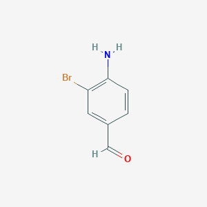 molecular formula C7H6BrNO B3052591 4-Amino-3-bromobenzaldehyde CAS No. 42580-44-9
