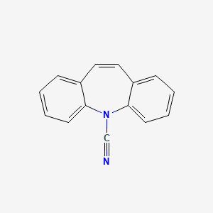 molecular formula C15H10N2 B3052608 5H-Dibenz[b,f]azepine-5-carbonitrile CAS No. 42787-75-7