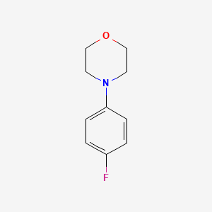 molecular formula C10H12FNO B3052612 4-(4-Fluorophenyl)morpholine CAS No. 4280-40-4