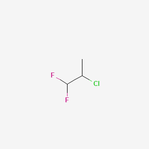molecular formula C3H5ClF2 B3052632 2-Chloro-1,1-difluoropropane CAS No. 430-93-3