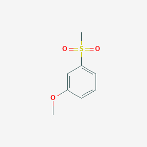 molecular formula C8H10O3S B3052635 1-Methoxy-3-(methylsulfonyl)benzene CAS No. 43032-67-3