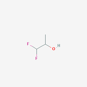 molecular formula C3H6F2O B3052644 1,1-二氟丙醇-2-醇 CAS No. 431-04-9