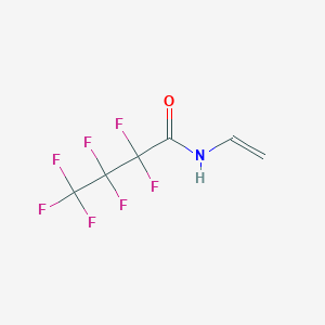 molecular formula C6H4F7NO B3052647 n-Ethenyl-2,2,3,3,4,4,4-heptafluorobutanamide CAS No. 4314-32-3