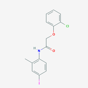 2-(2-chlorophenoxy)-N-(4-iodo-2-methylphenyl)acetamide