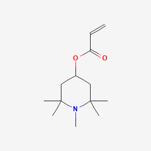 molecular formula C13H23NO2 B3052652 2-丙烯酸，1,2,2,6,6-五甲基-4-哌啶基酯 CAS No. 43224-02-8