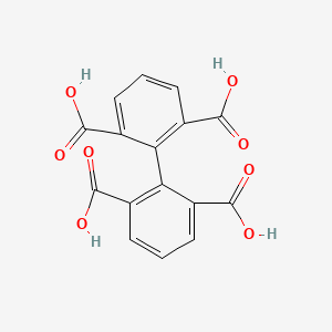 molecular formula C16H10O8 B3052692 [1,1'-Biphenyl]-2,2',6,6'-tetracarboxylic acid CAS No. 4371-27-1
