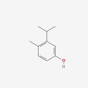 molecular formula C10H14O B3052693 3-ISOPROPYL-4-METHYLPHENOL CAS No. 4371-46-4