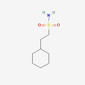 molecular formula C8H17NO2S B3052694 Cyclohexaneethanesulfonamide CAS No. 4378-98-7