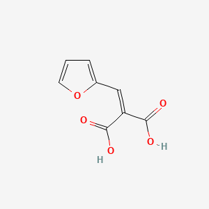 molecular formula C8H6O5 B3052727 2-(2-Furylmethylene)malonic acid CAS No. 4440-16-8