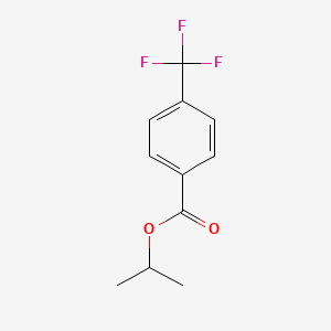 molecular formula C11H11F3O2 B3052733 Isopropyl 4-(trifluoromethyl)benzoate CAS No. 444993-17-3