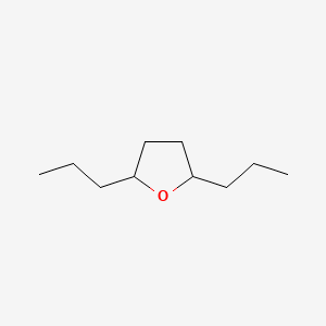 molecular formula C10H20O B3052739 2,5-Dipropyltetrahydrofuran CAS No. 4457-62-9
