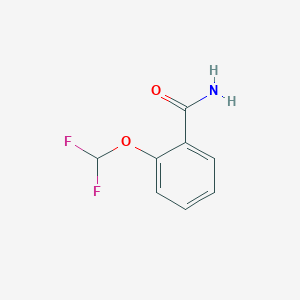 molecular formula C8H7F2NO2 B3052745 2-(Difluoromethoxy)benzamide CAS No. 446267-36-3
