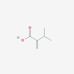 molecular formula C6H10O2 B3052748 Butanoic acid, 3-methyl-2-methylene- CAS No. 4465-04-7
